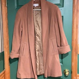 Woman’s wool Carmel swing coat with liner